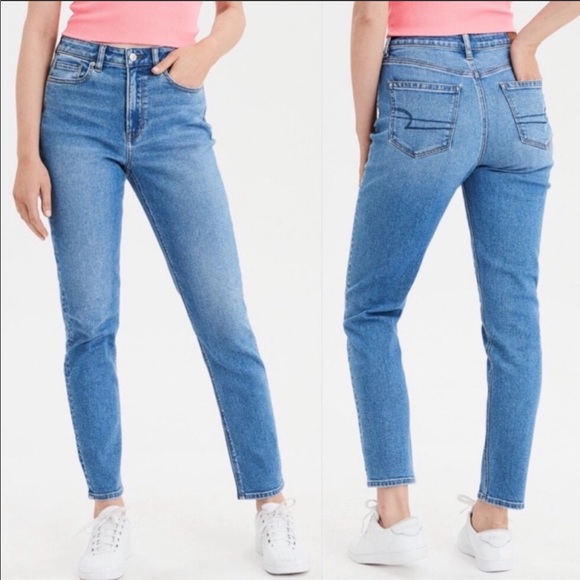 American Eagle Outfitters Denim - AMERICAN EAGLE STRETCH MOM JEANS